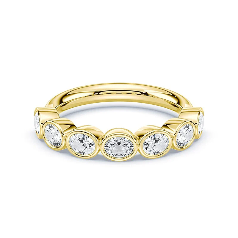 Oval East-West Bezel Band - Image 3