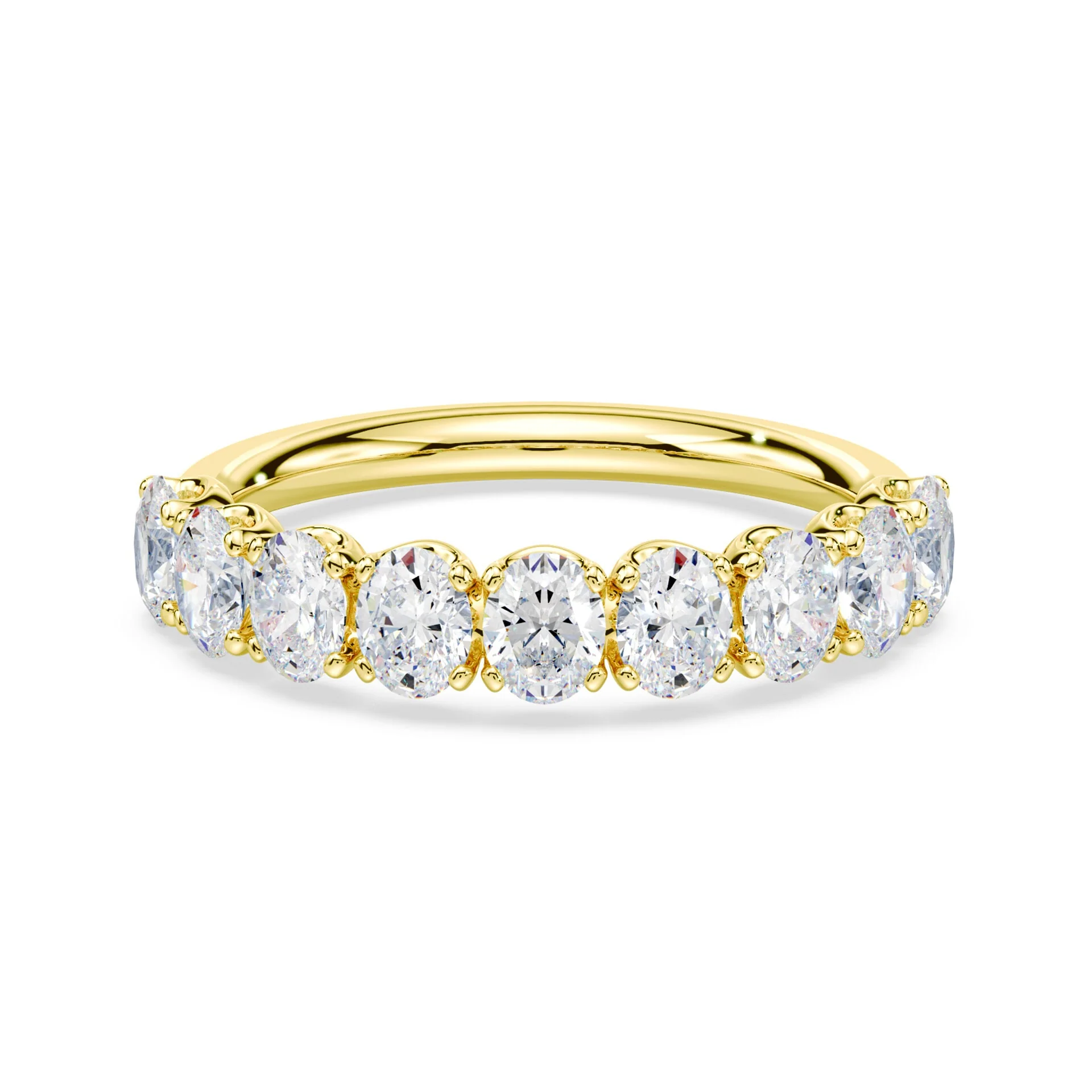 Oval North-South Tab Set Band