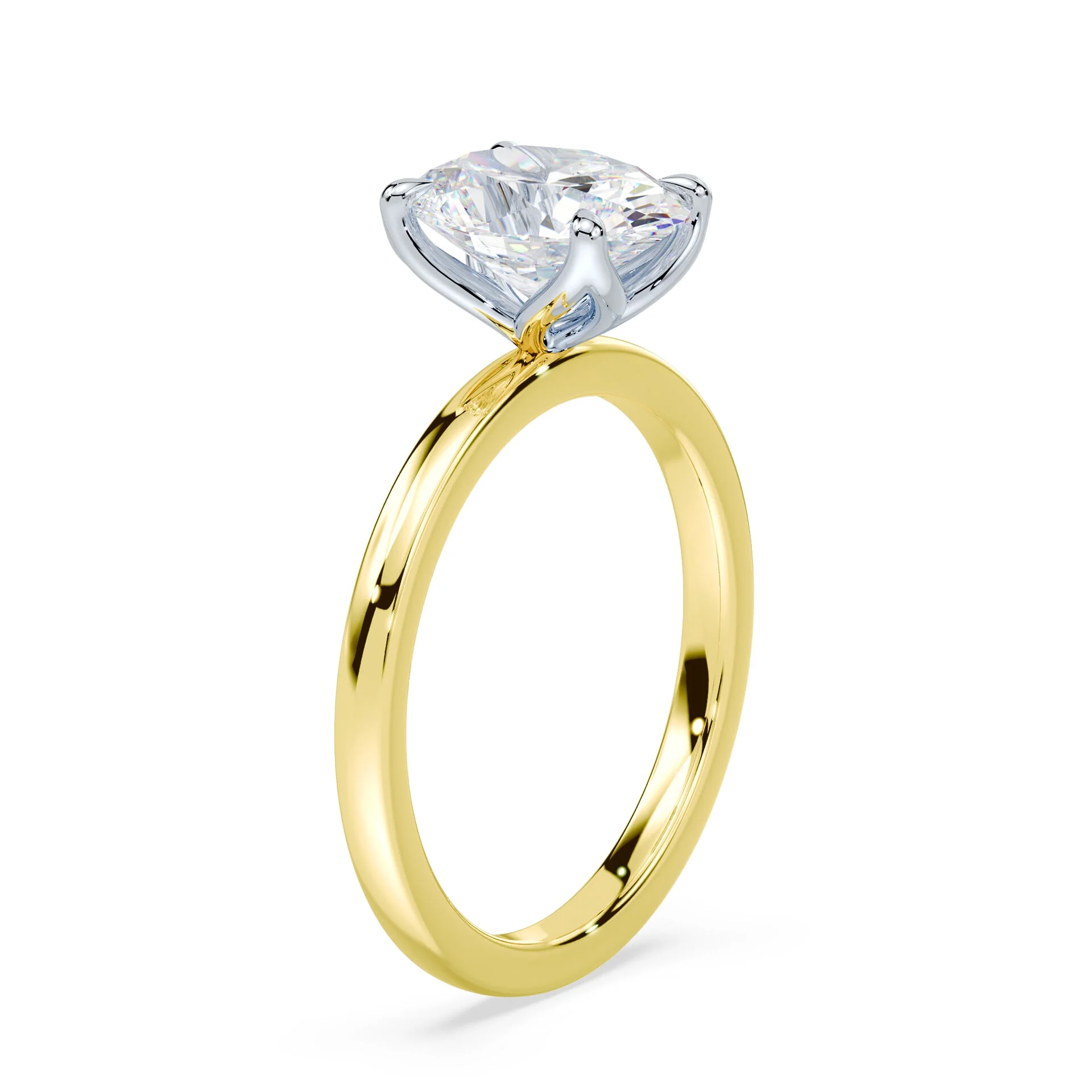 Oval Tulip Engagement Ring - Image 2