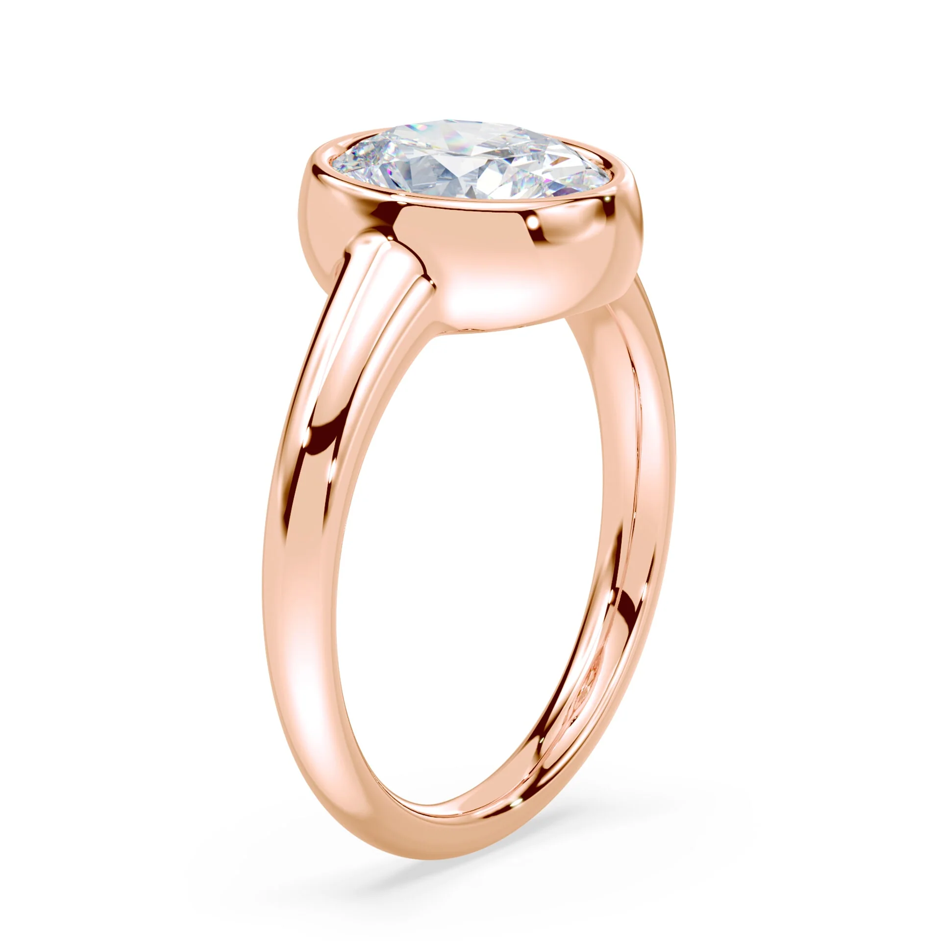 Oval Wide Bezel Ring - Image 2