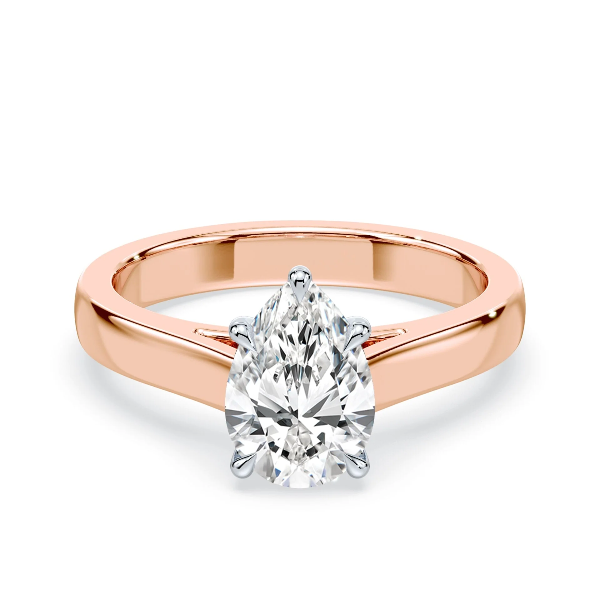 Pear Cut Wide Cathedral