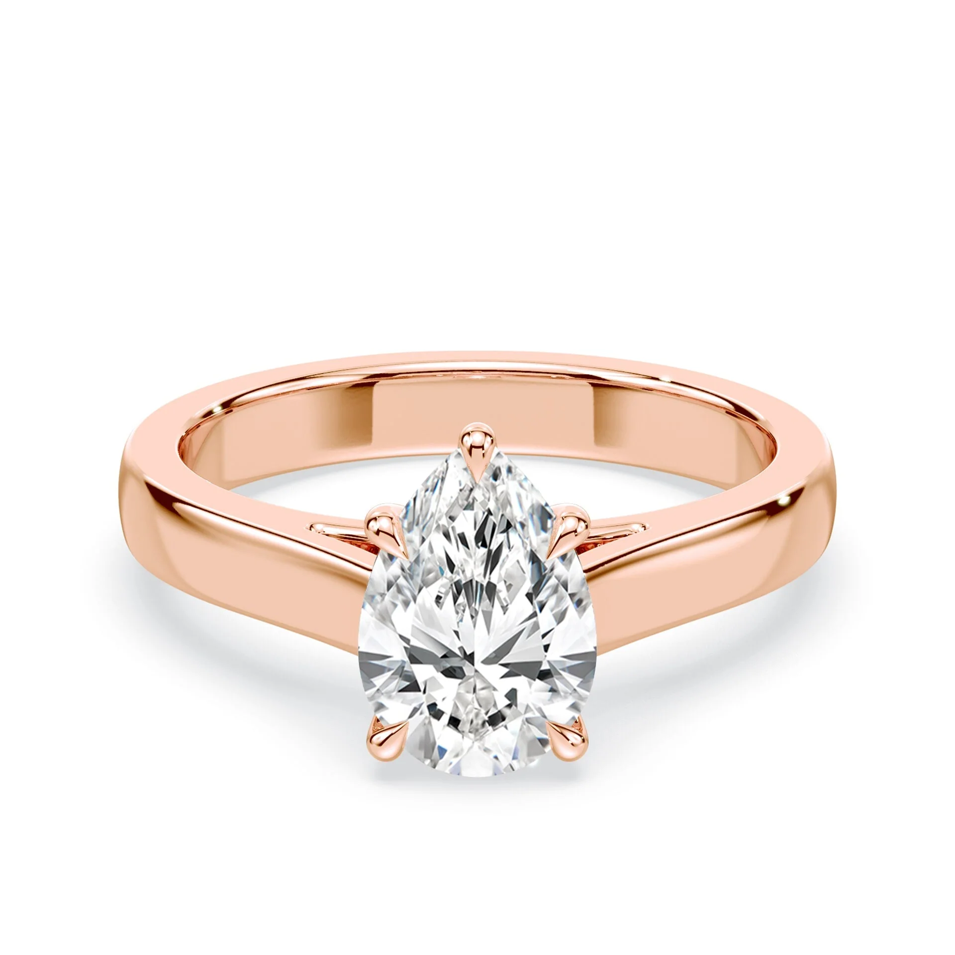 Pear Cut Wide Cathedral