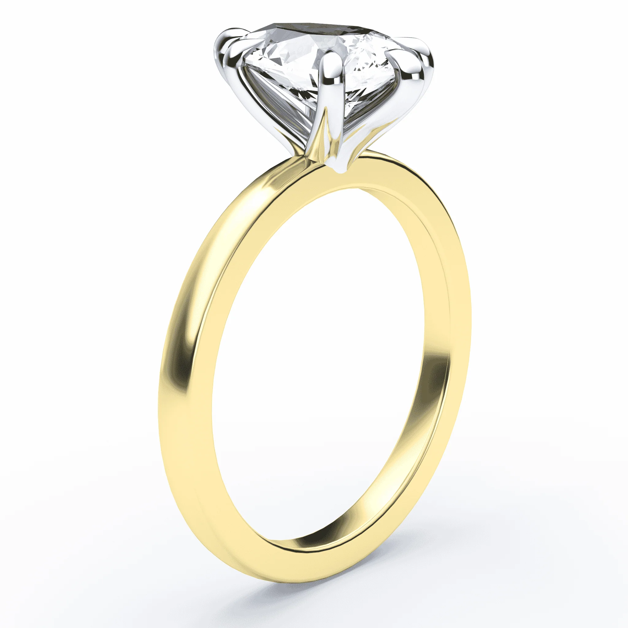 Pear Cut Engagement Ring - Image 2
