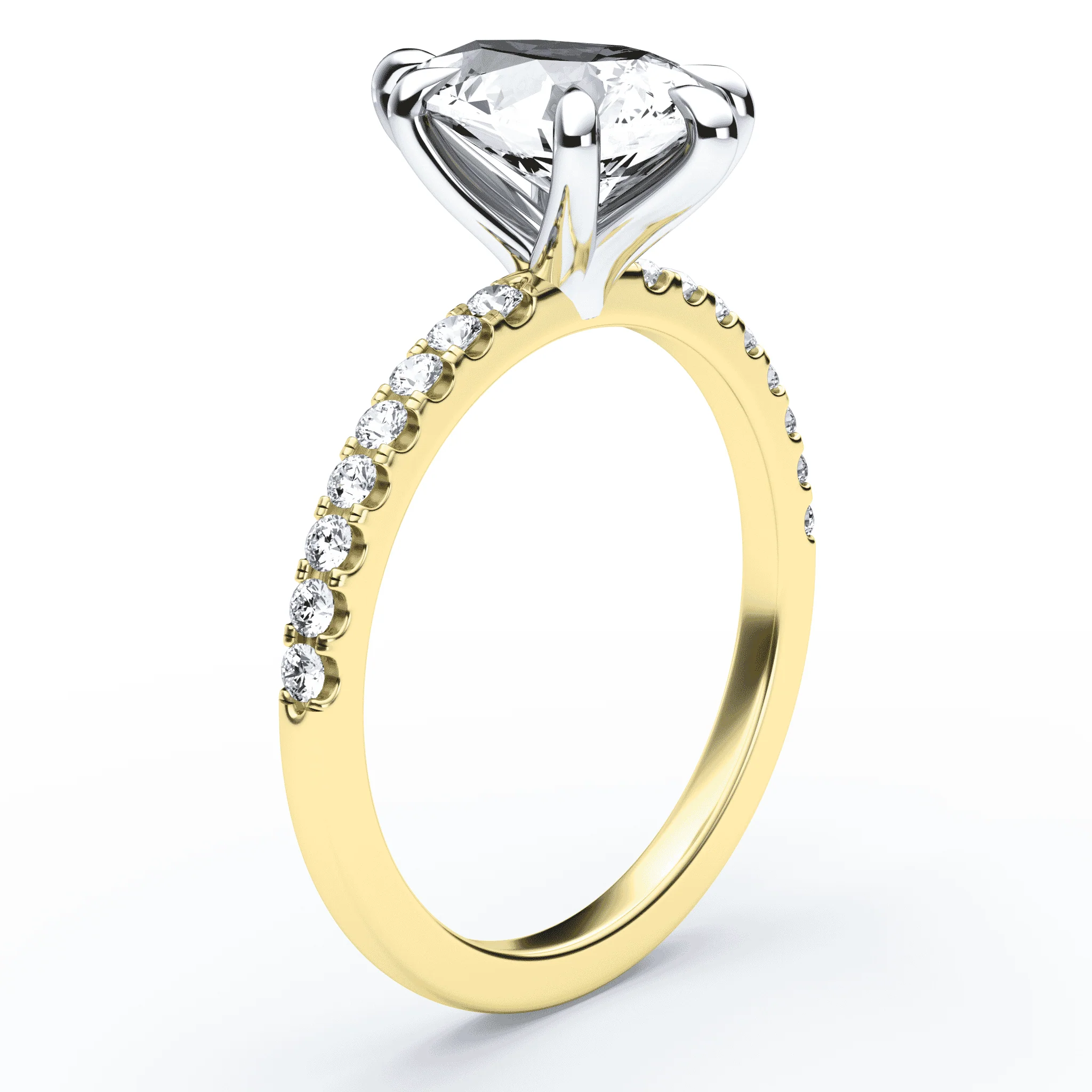 Pear Shaped Diamond Ring - Image 2