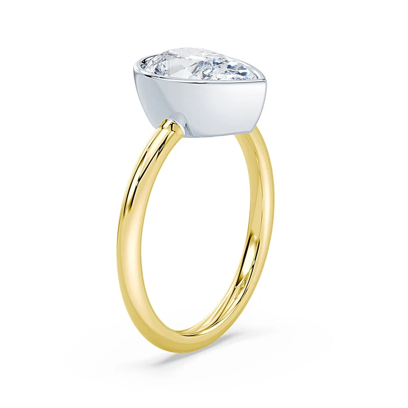 Pear Shaped Bezel Ring - Image 2