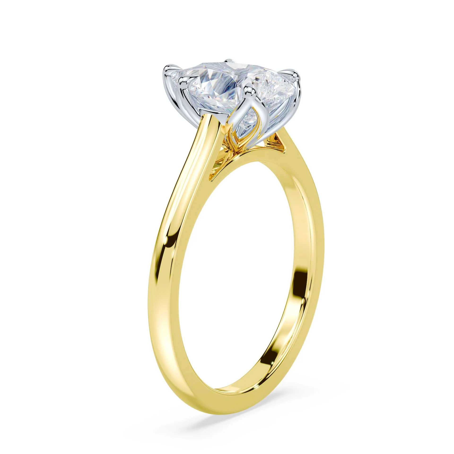 Pear Tulip Cathedral Ring - Image 2