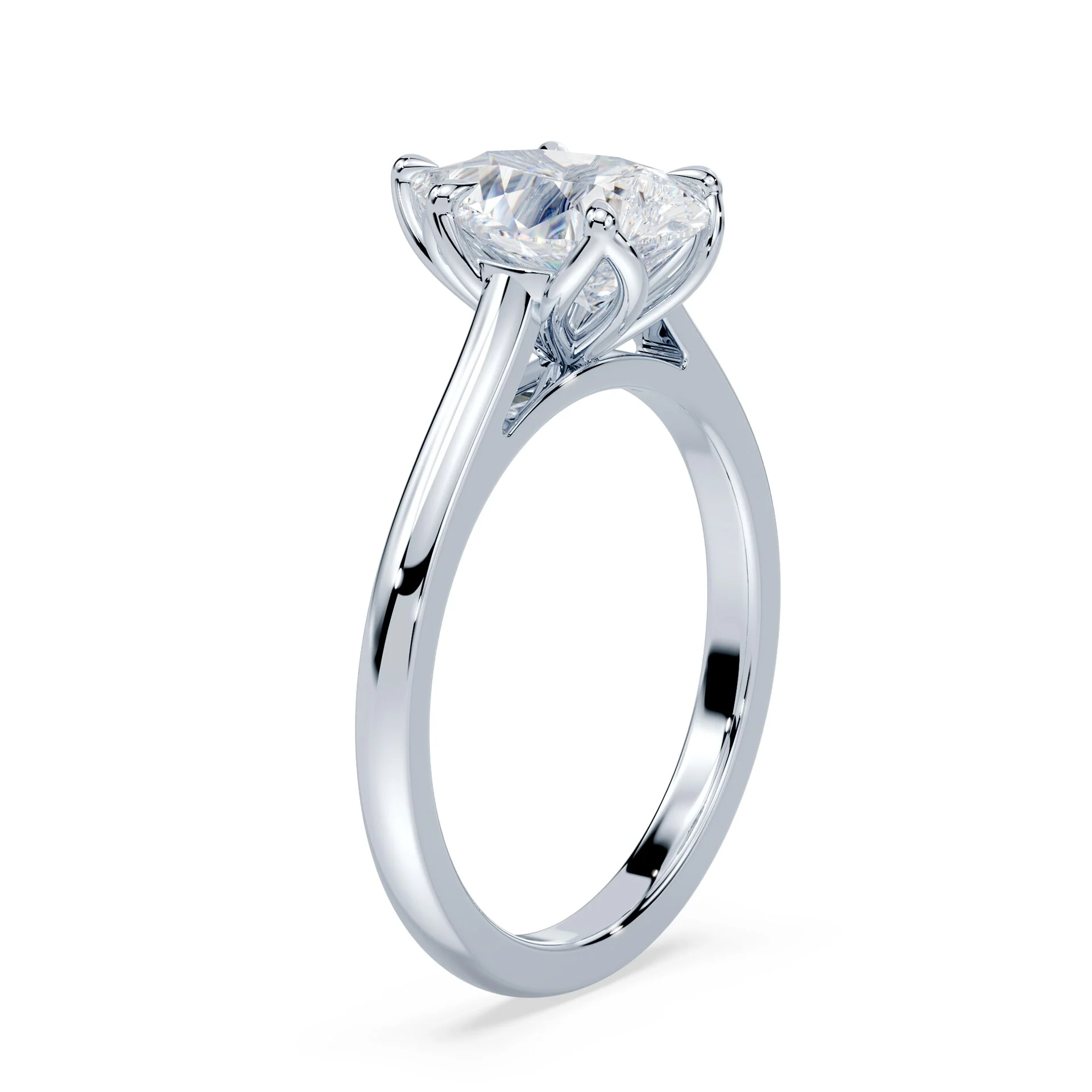 Pear Tulip Cathedral Ring - Image 2