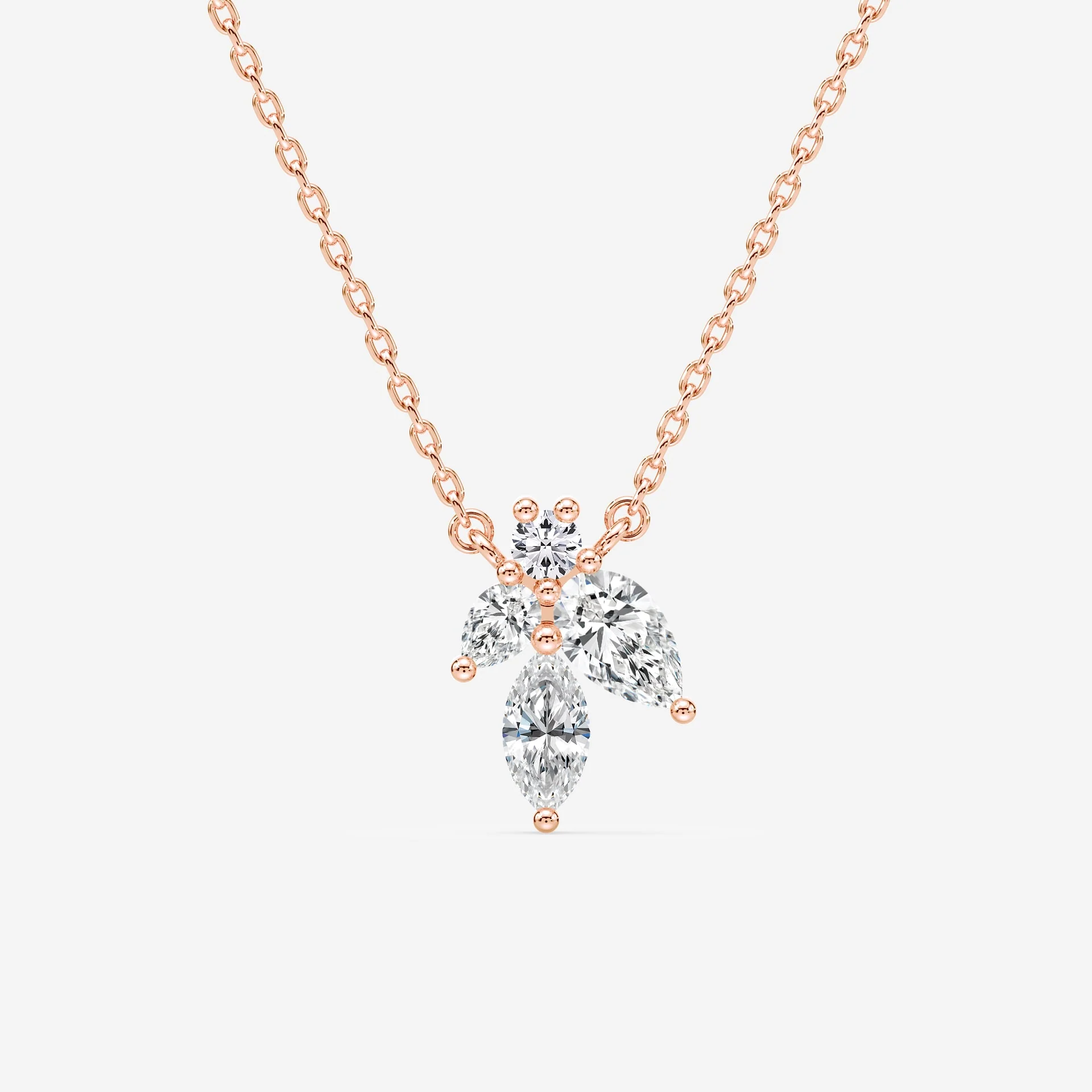 Petals Diamond Pendant