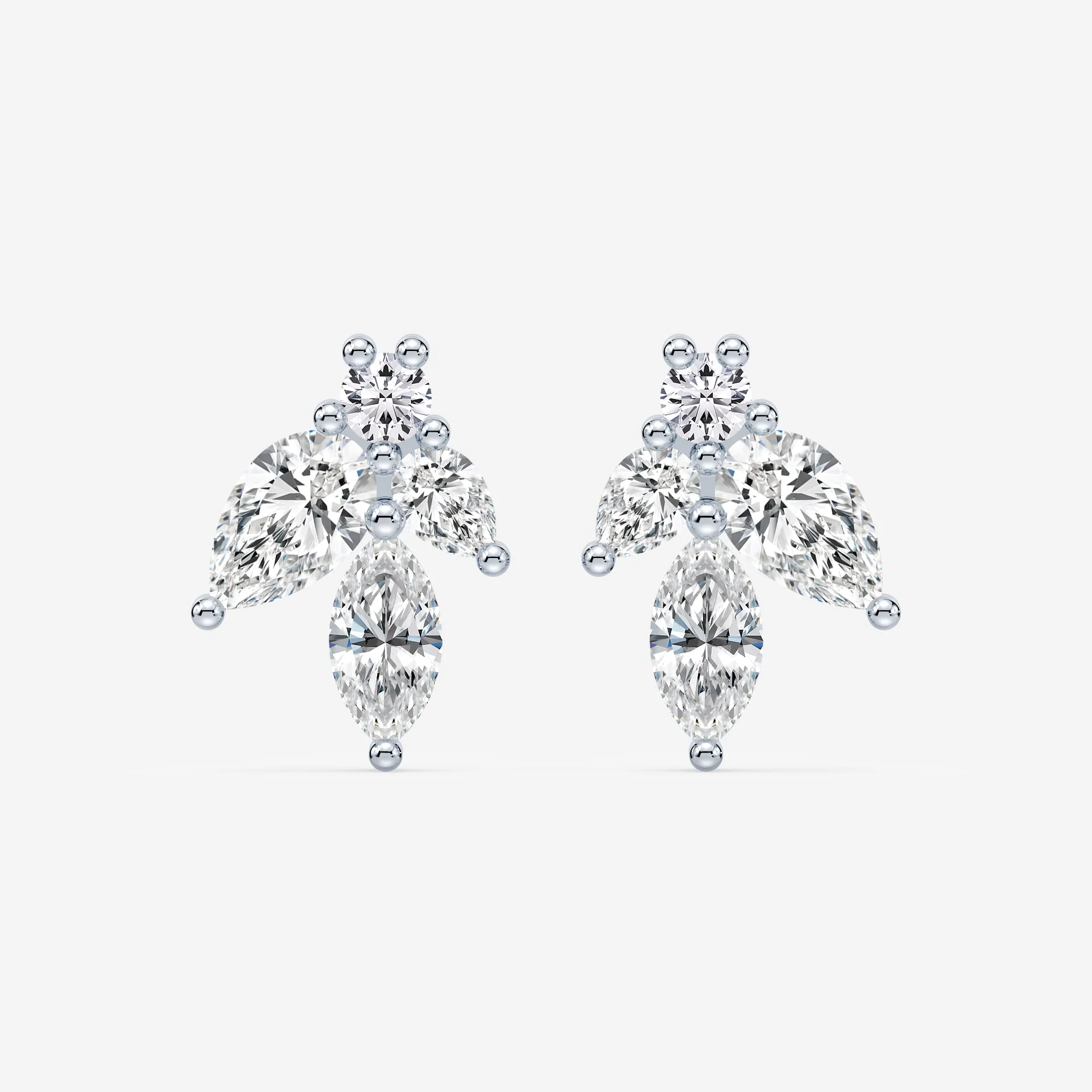 Petals Diamond Earrings