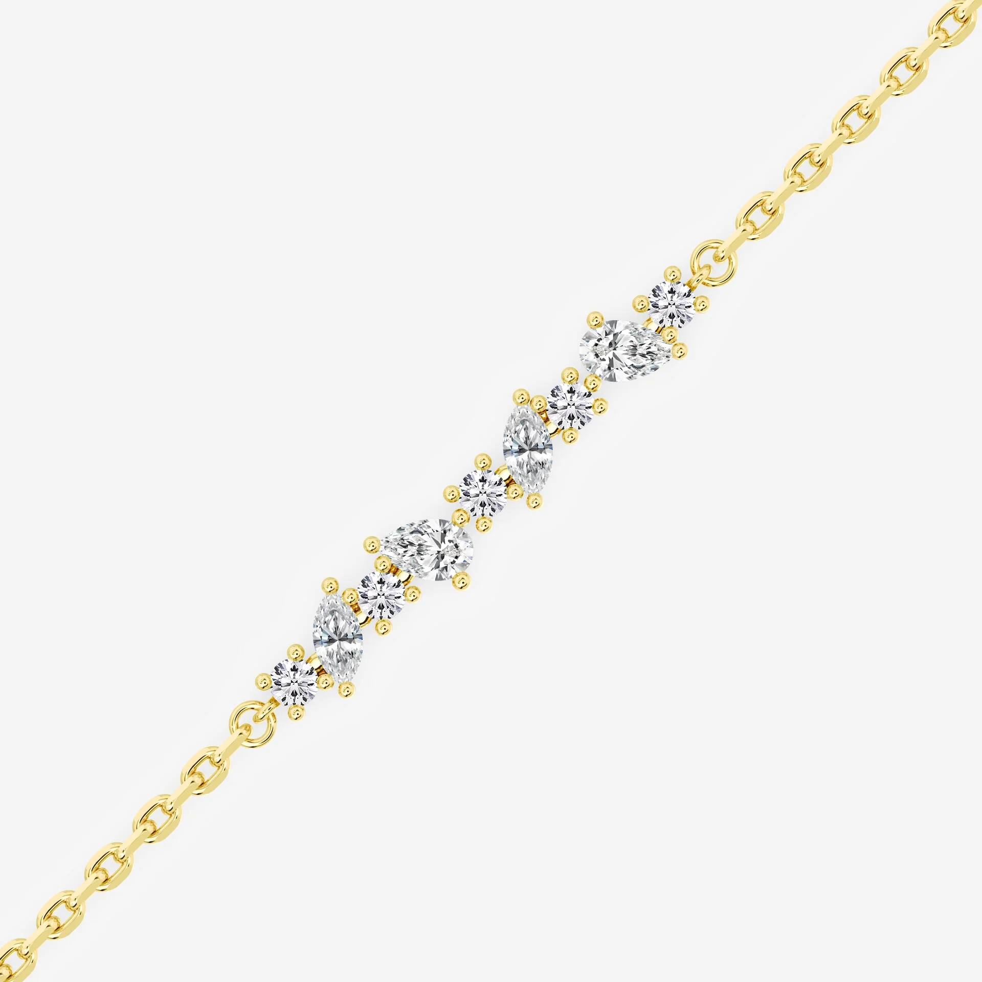Petals Diamond Vine Bracelet - Image 2