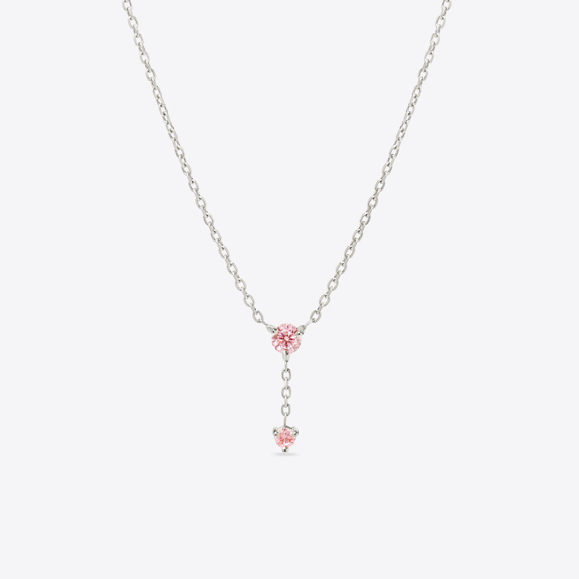 Pink Diamond Mini Drop Pendant