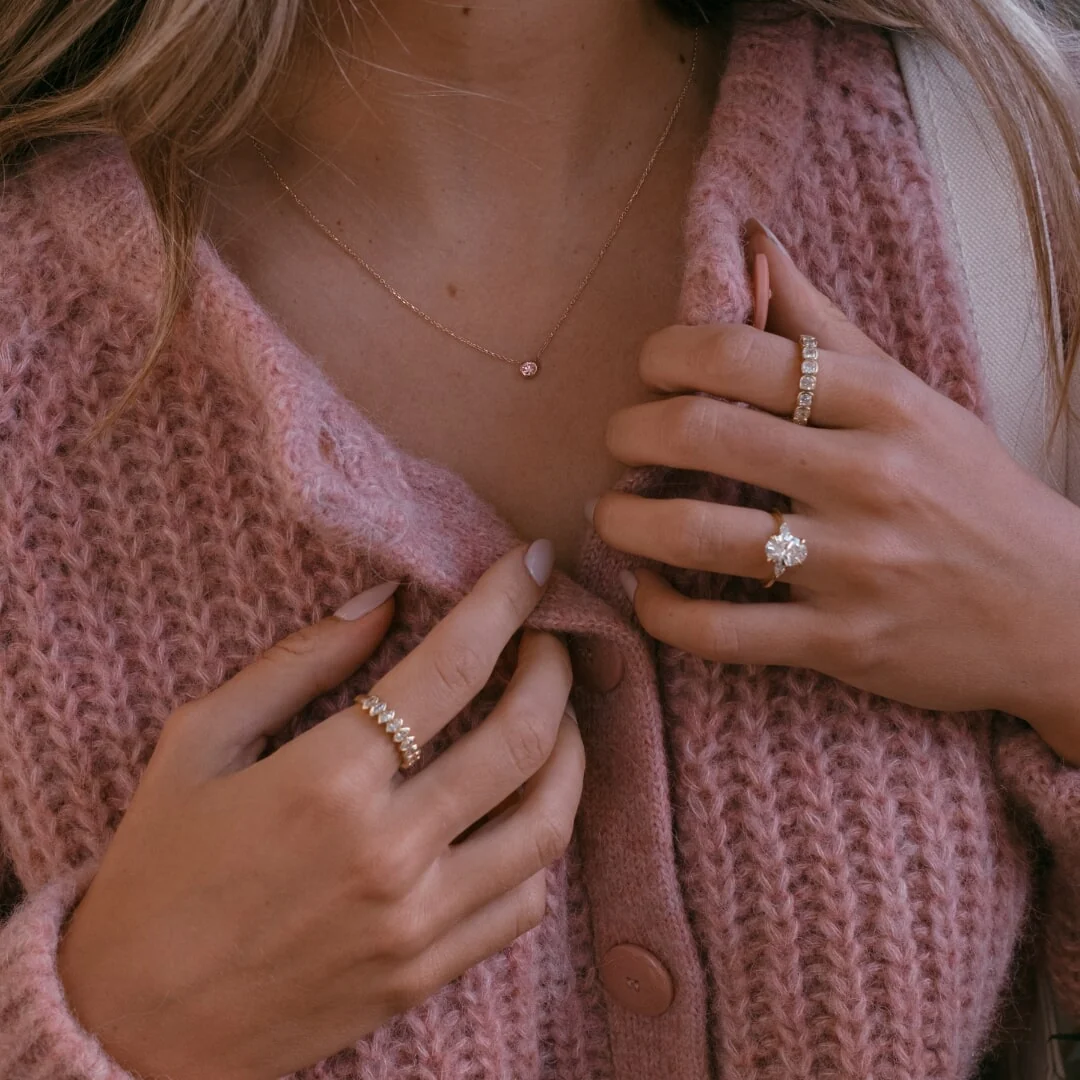 Pink Diamond Pendant - Image 2