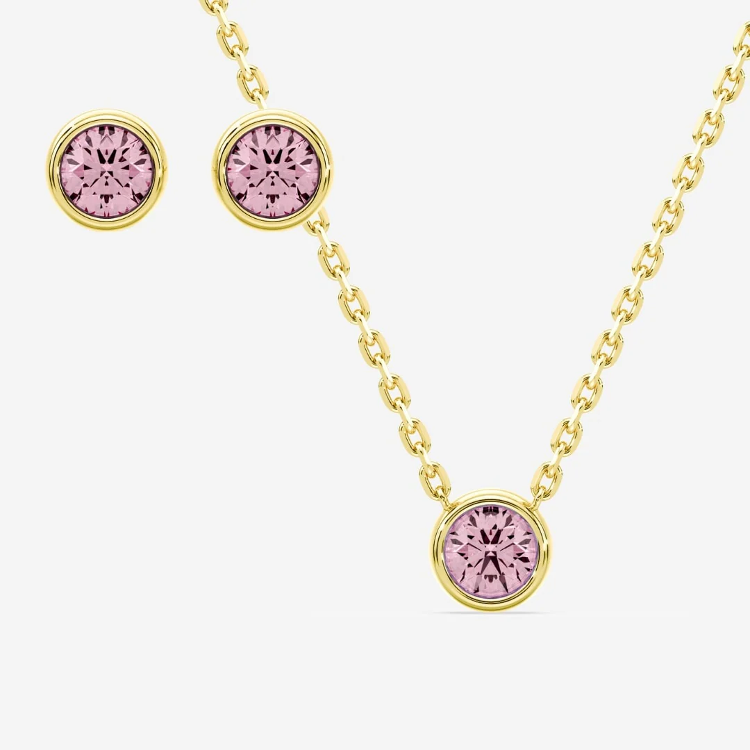 Pink Lab Diamond Set