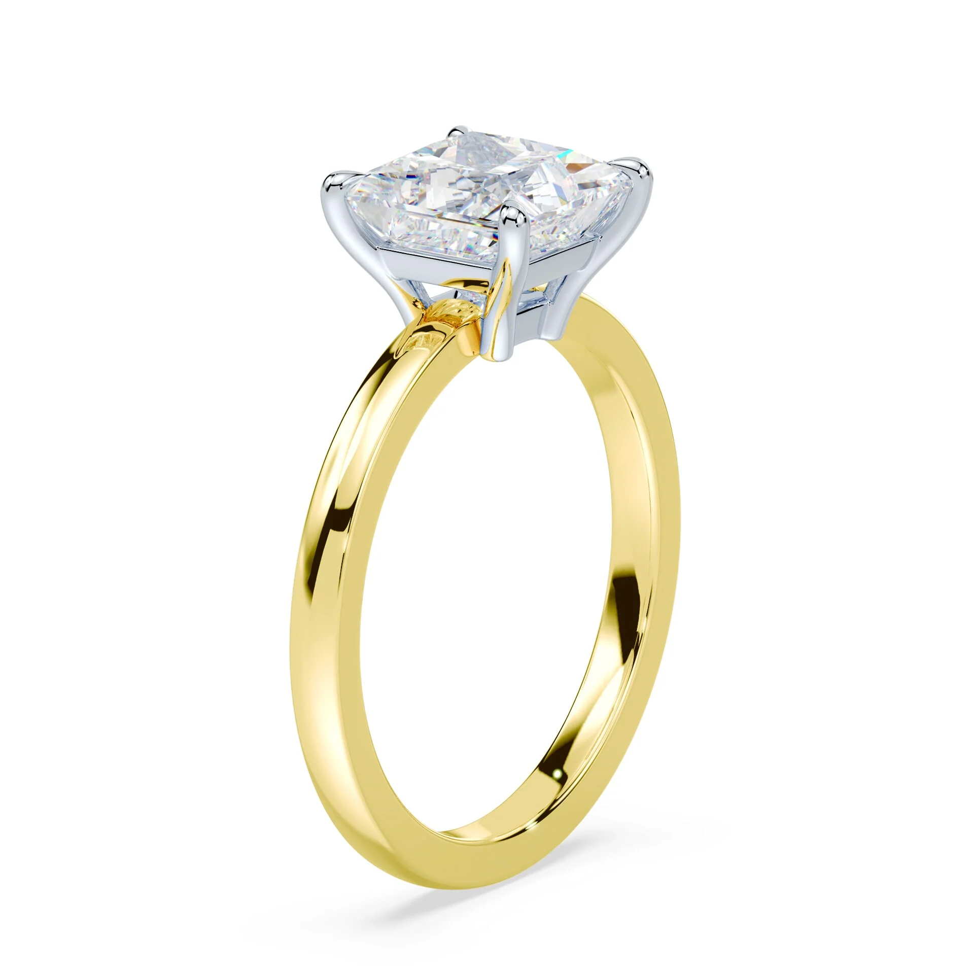 Princess Cut Low Profile Solitaire - Image 2