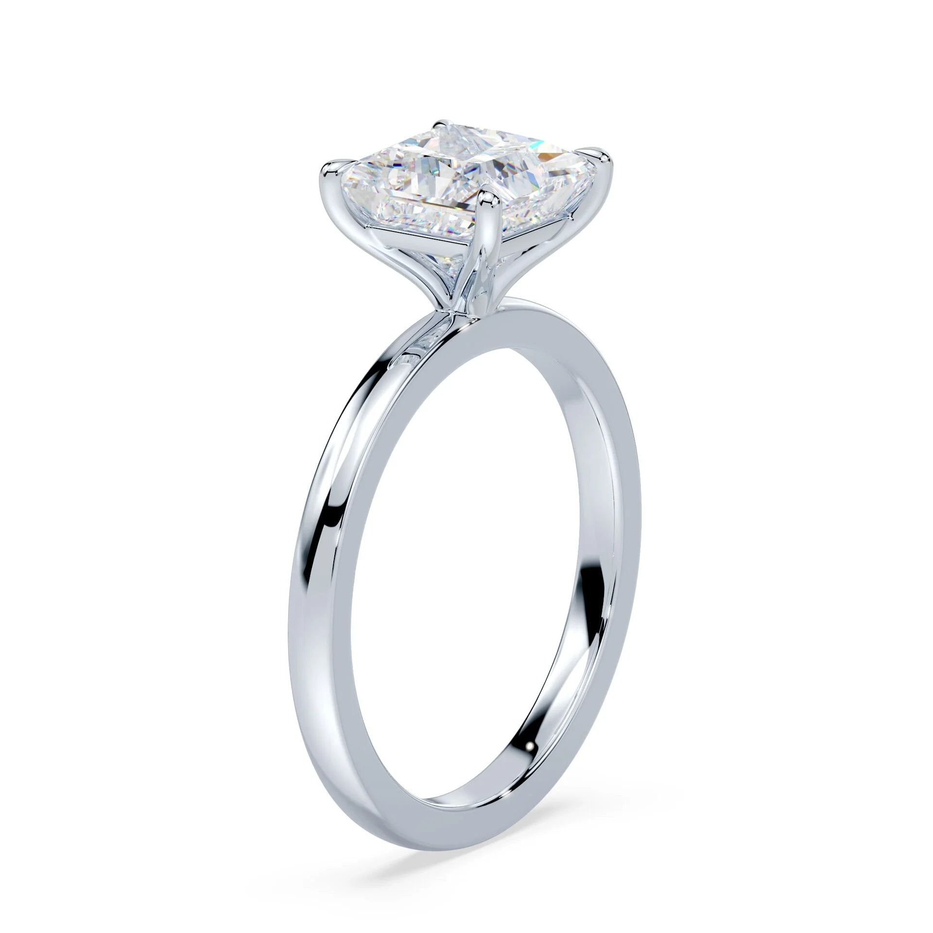 Princess Cut Solitaire Ring - Image 2