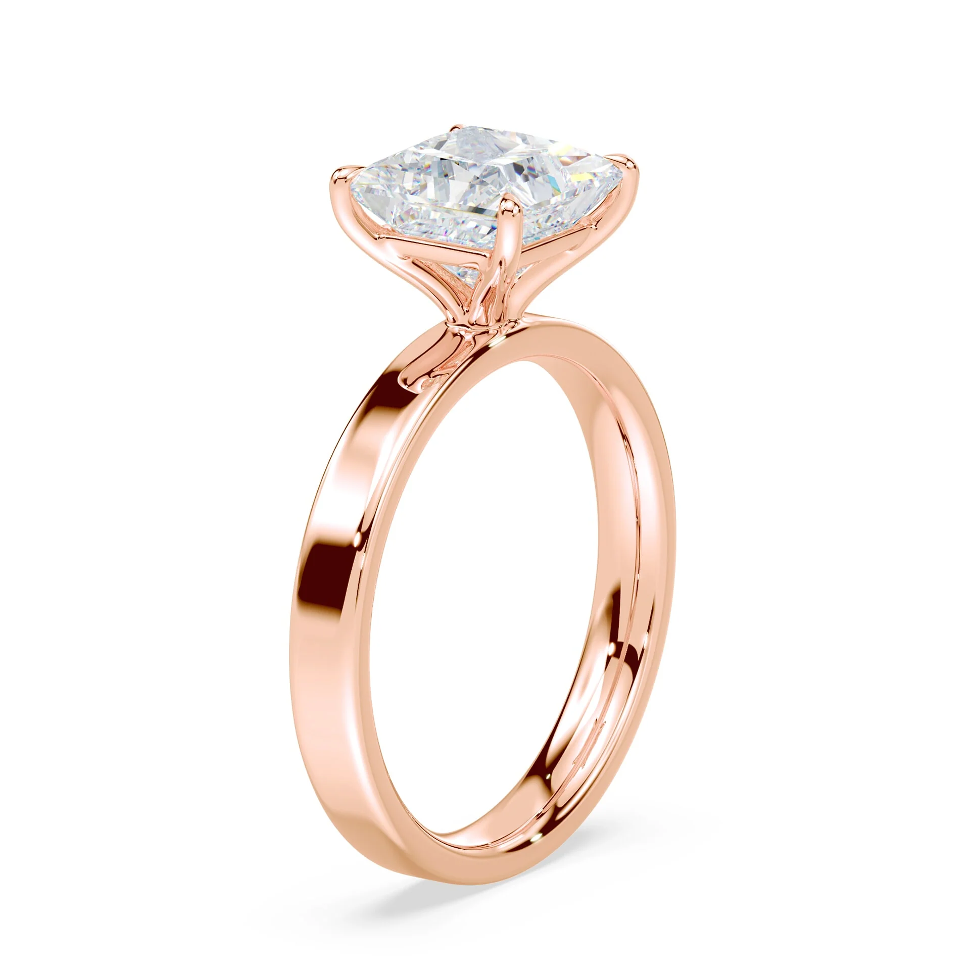 Princess Wide Solitaire Ring - Image 2