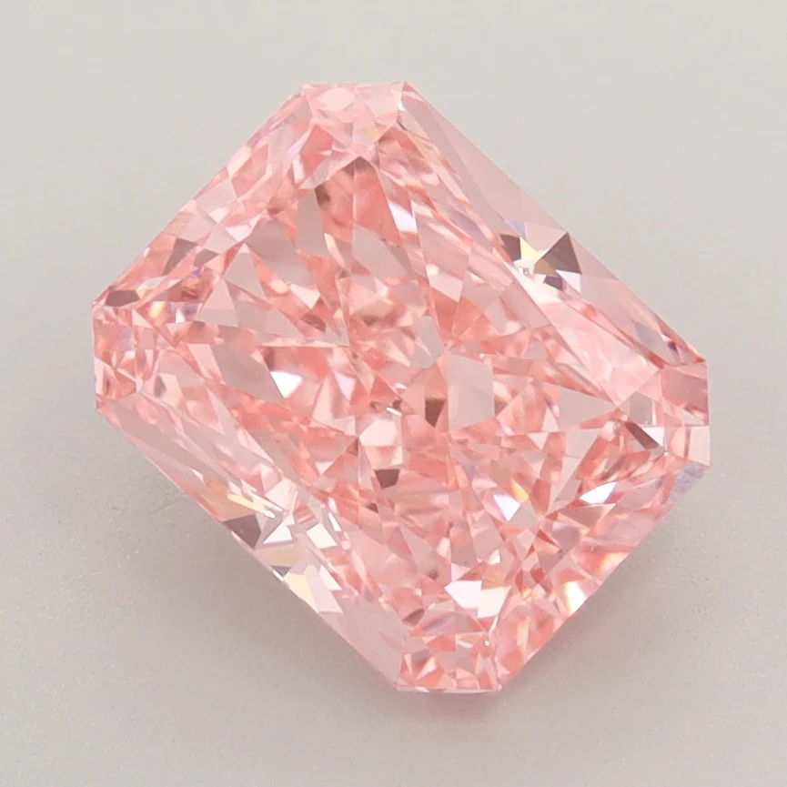 Radiant 2.50ct Fancy Vivid  Pink VVS2