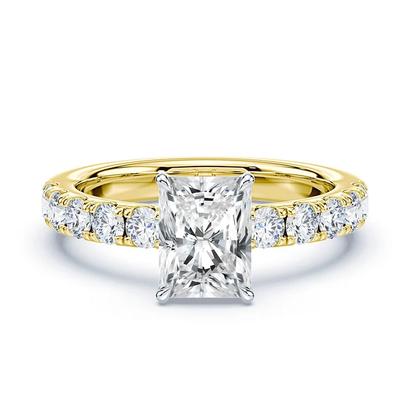 Radiant Low Wide Pave Ring