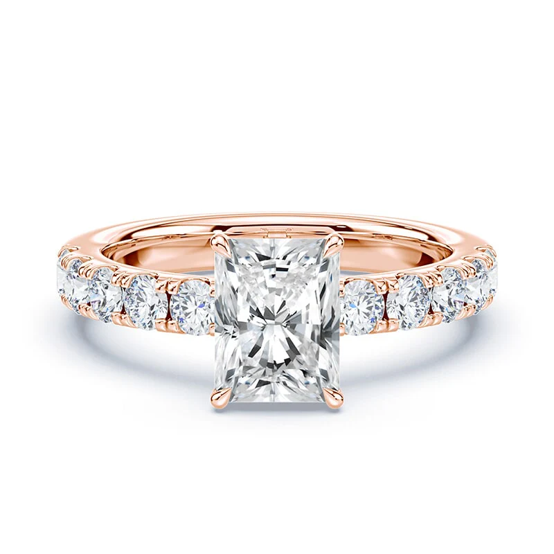 Radiant Low Wide Pave Ring