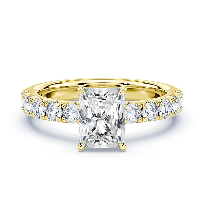 Radiant Low Wide Pave Ring