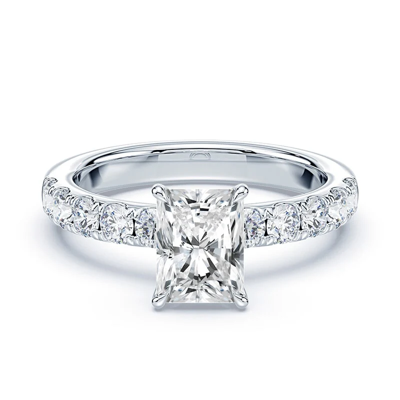 Radiant Wide Pave Ring
