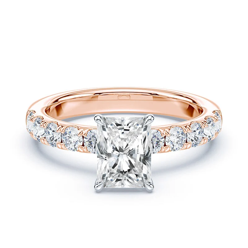 Radiant Wide Pave Ring