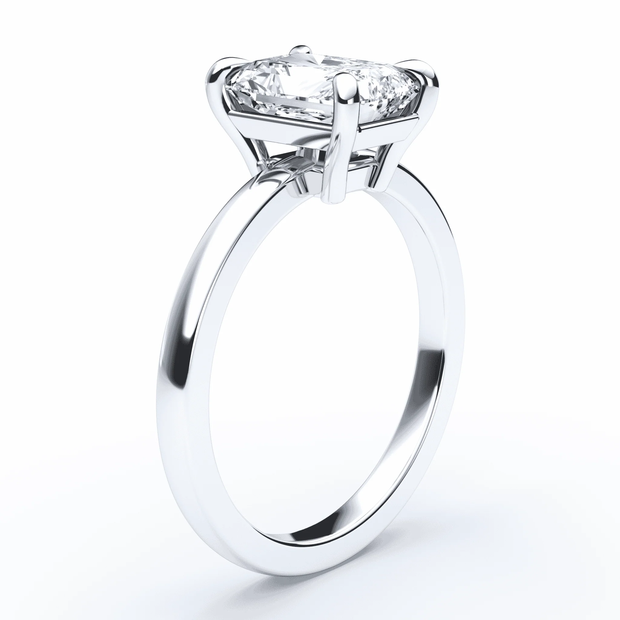 Radiant Cut Low Profile Solitaire - Image 2