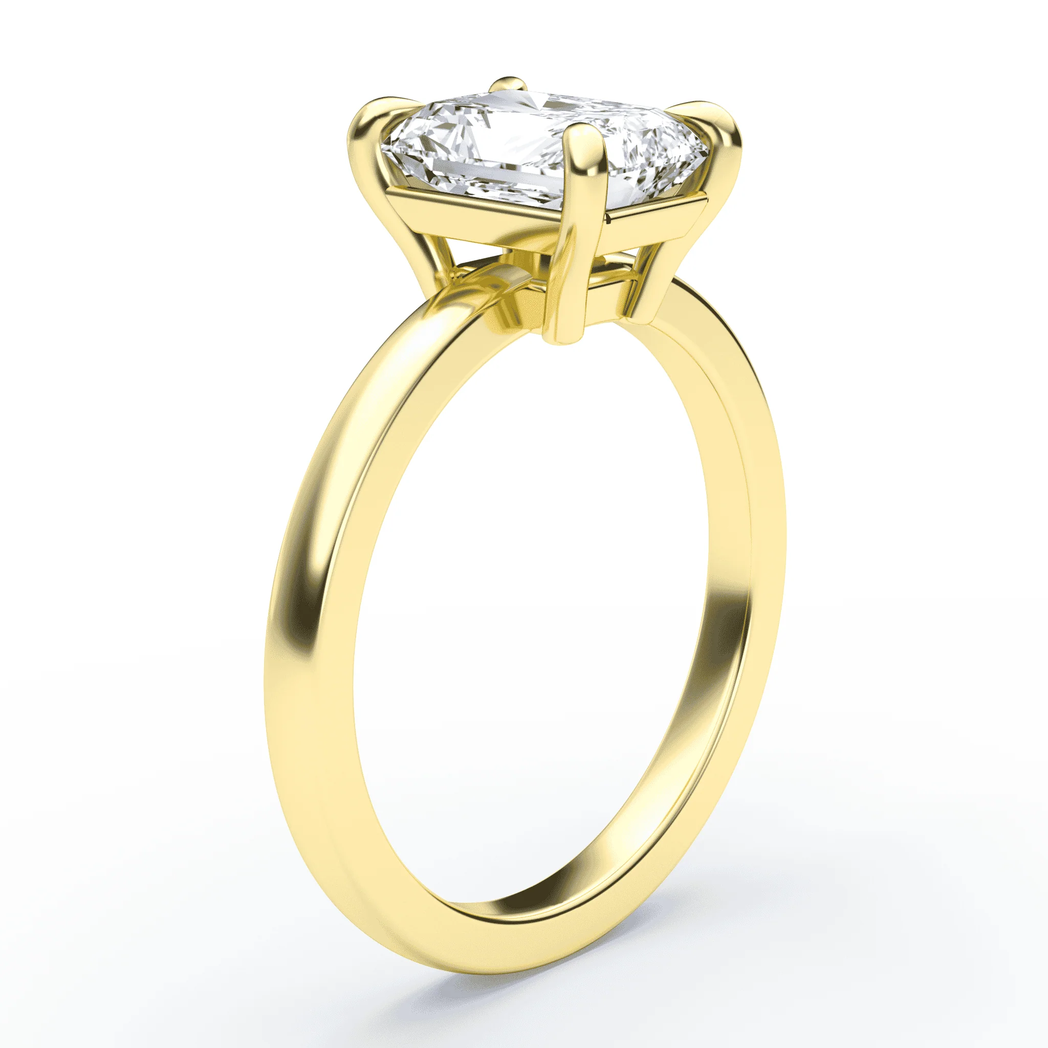Radiant Cut Low Profile Solitaire - Image 2