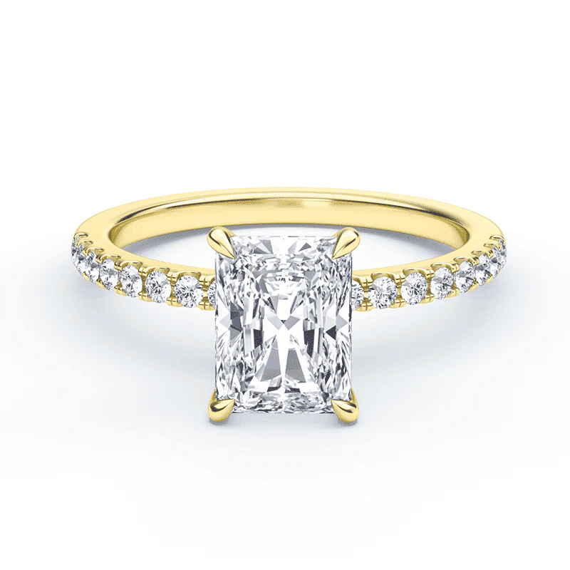 Radiant Cut Pave Ring