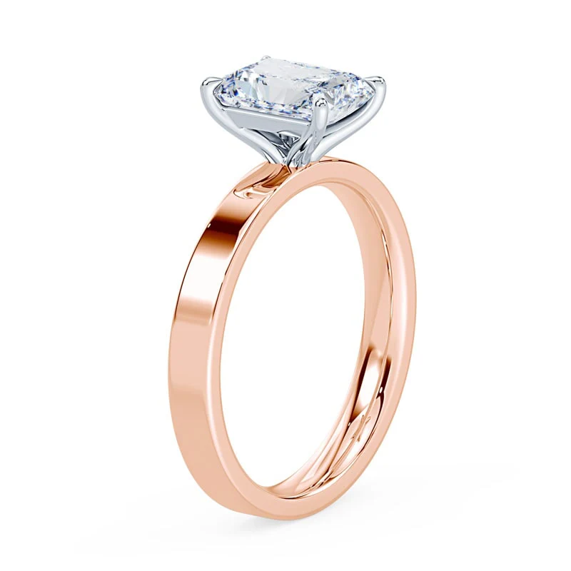 Radiant Cut Wide Solitaire - Image 2