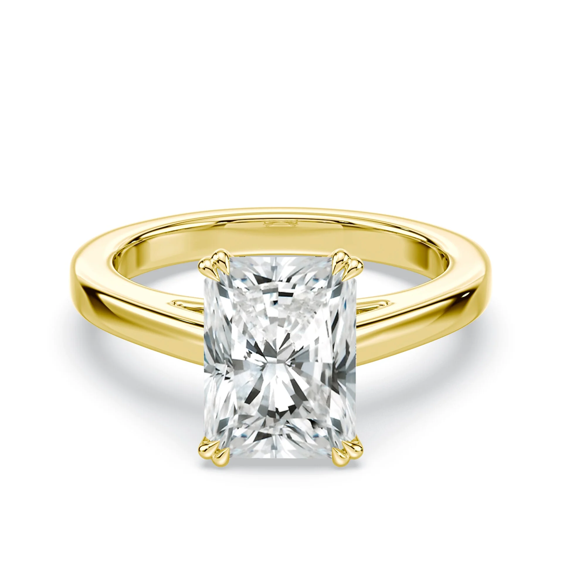 Radiant Cut Double Prong Cathedral