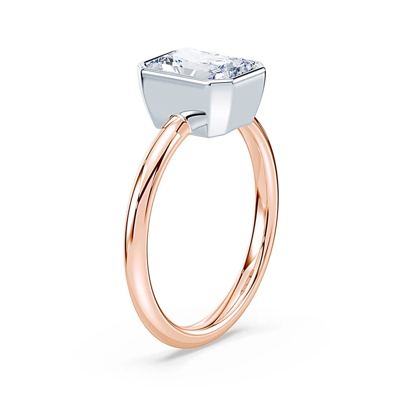Radiant Cut Bezel Ring - Image 2