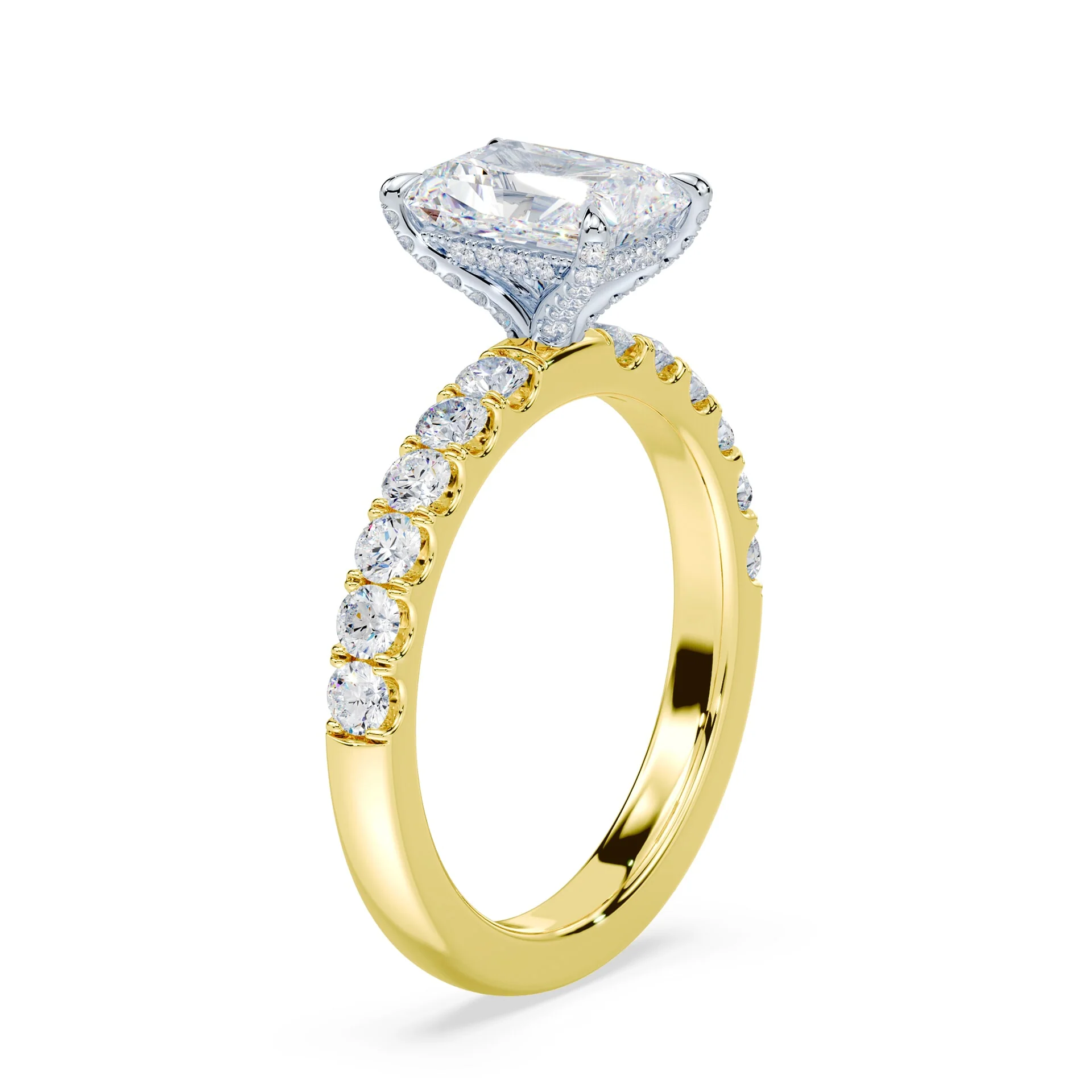 Radiant Allover Diamond Medium Band Ring - Image 2
