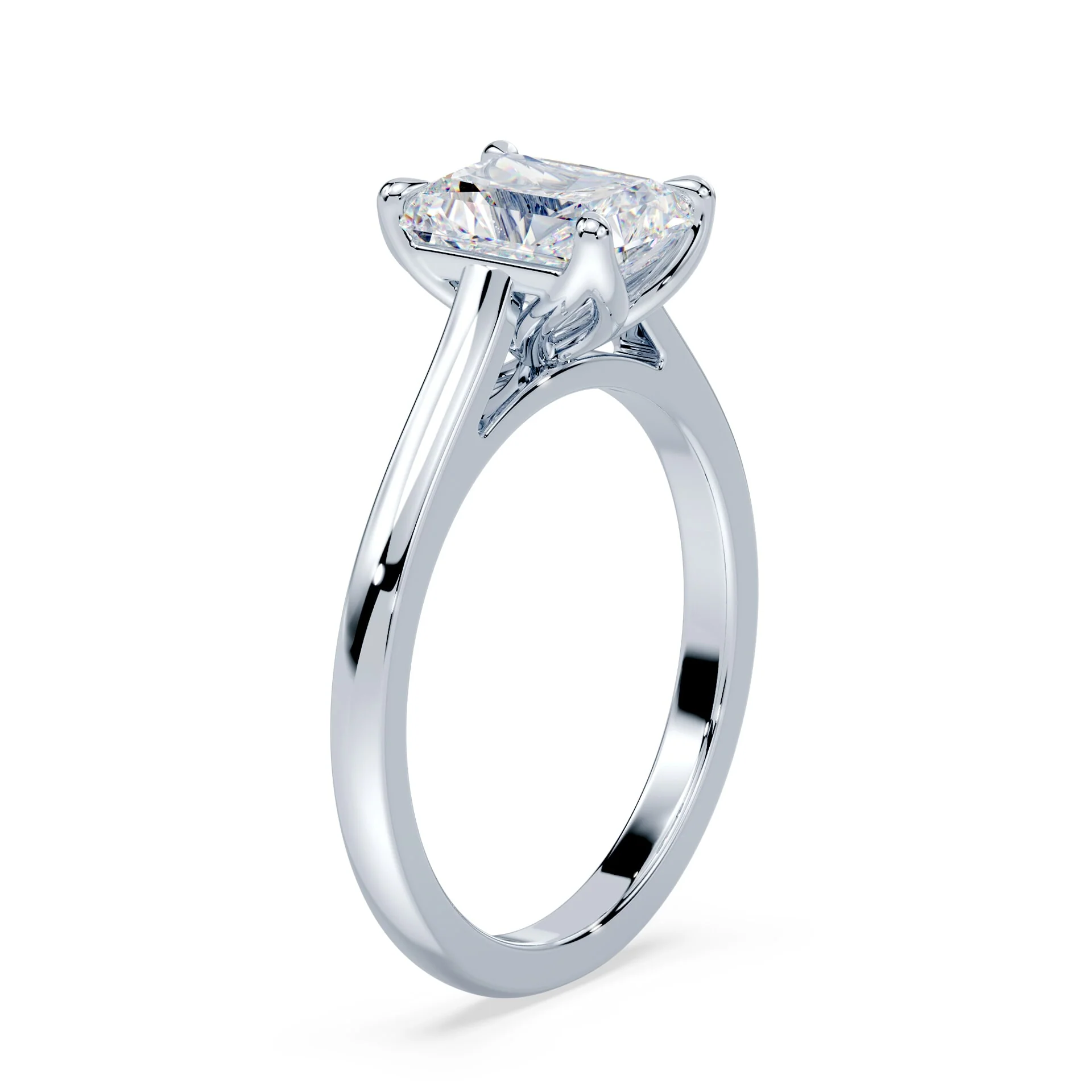 Radiant Tulip Cathedral Ring - Image 2