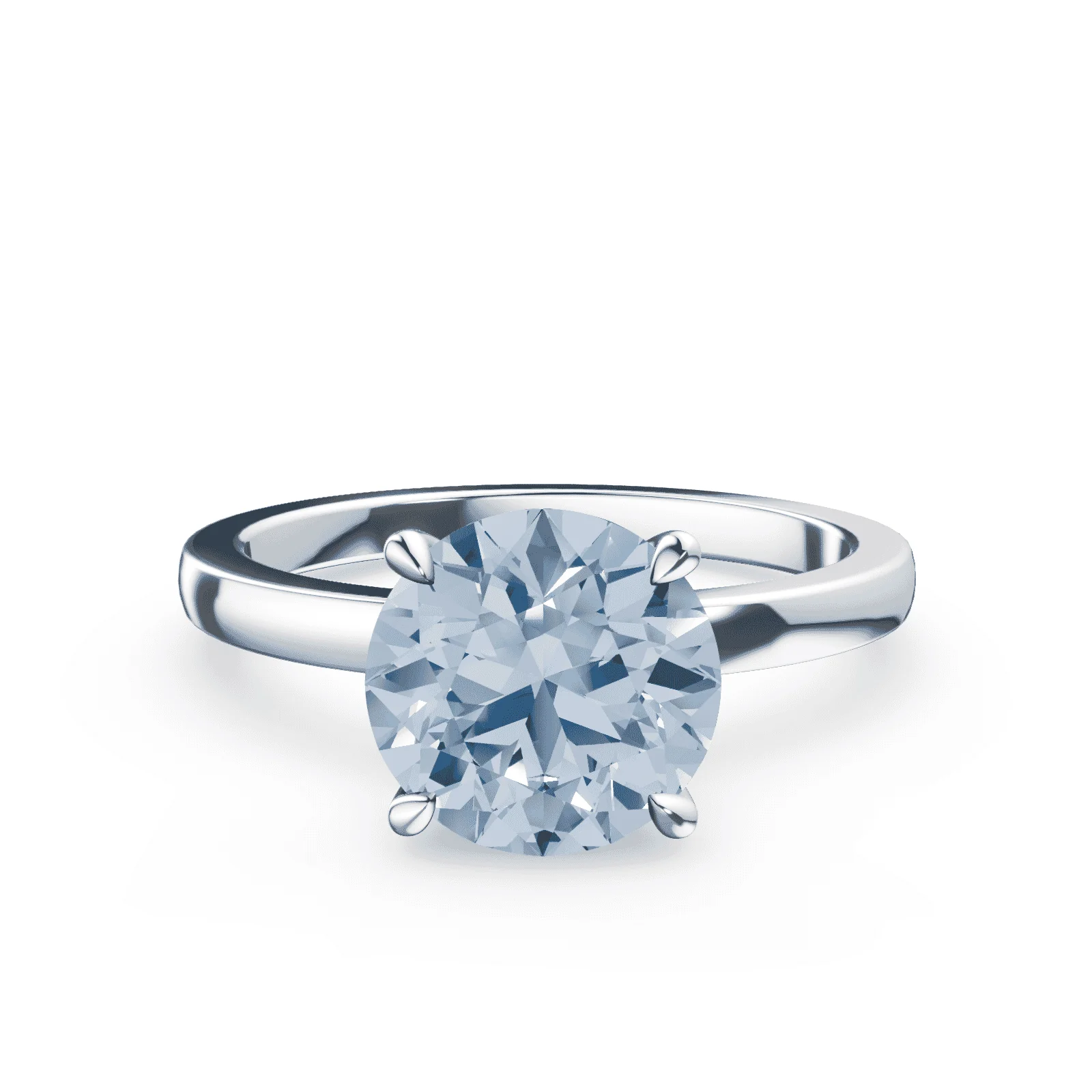 Blue Diamond Ring