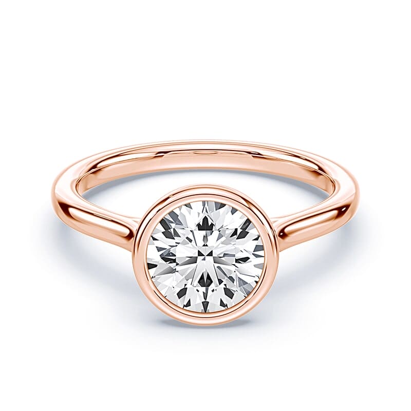 Cathedral Bezel Engagement Ring