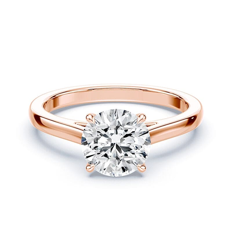 Sleek Cathedral Engagement Ring