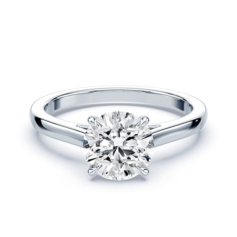 Sleek Cathedral Engagement Ring