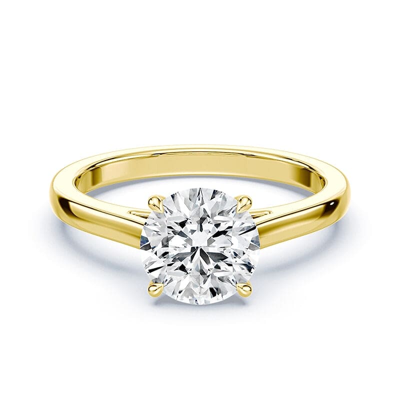 Sleek Cathedral Engagement Ring