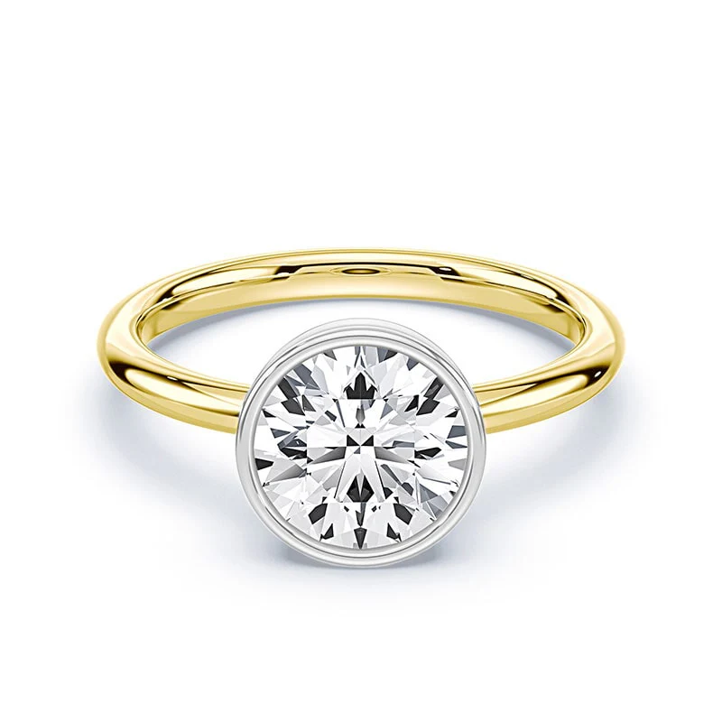 Bezel Engagement Ring