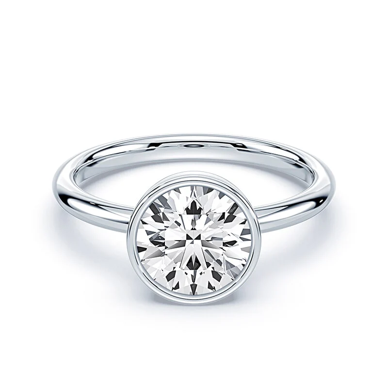 Bezel Engagement Ring