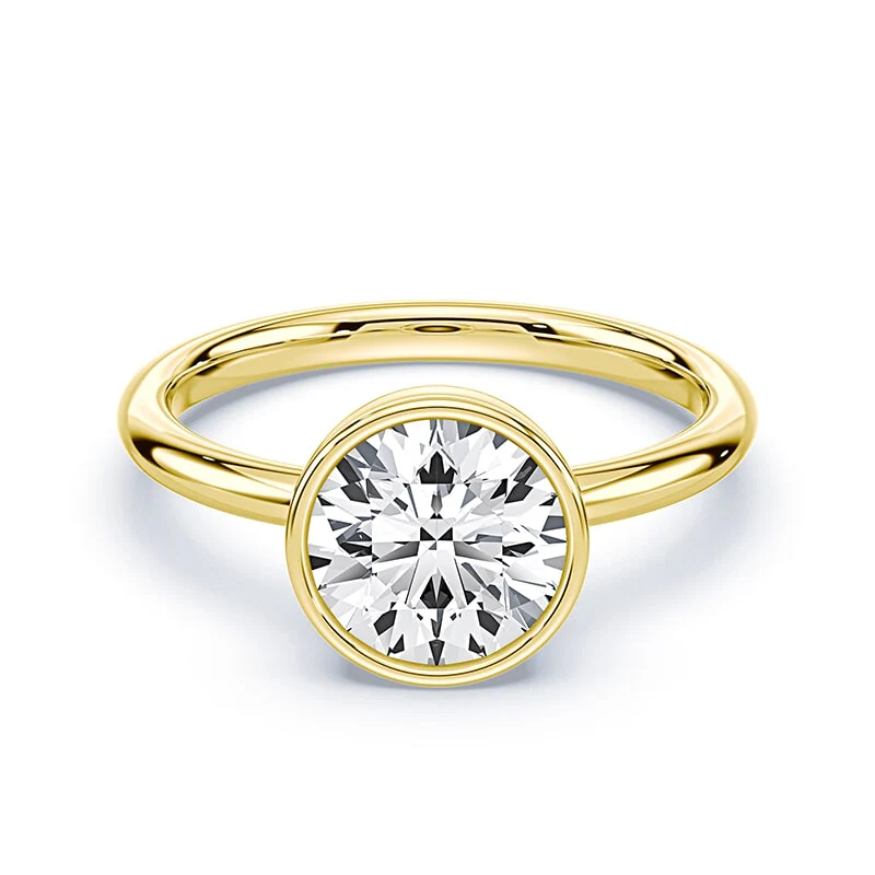 Bezel Engagement Ring