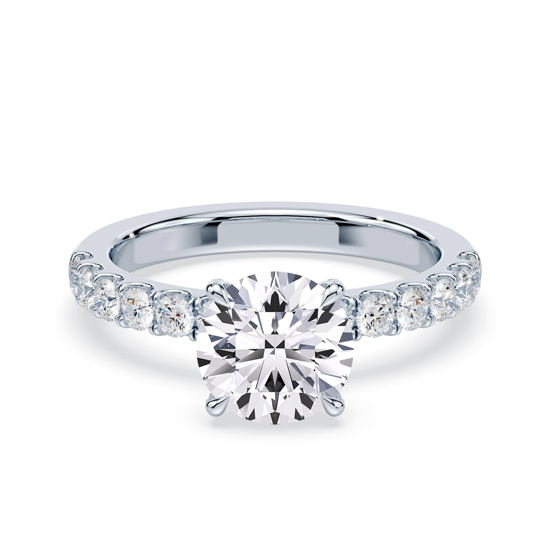 Allover Pave Medium Band Ring