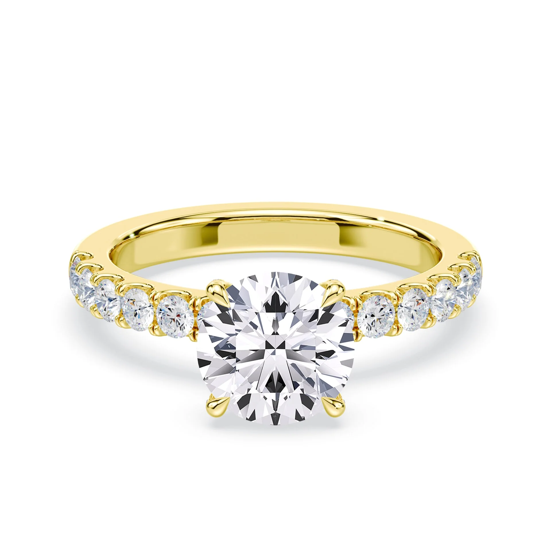 Allover Pave Medium Band Ring