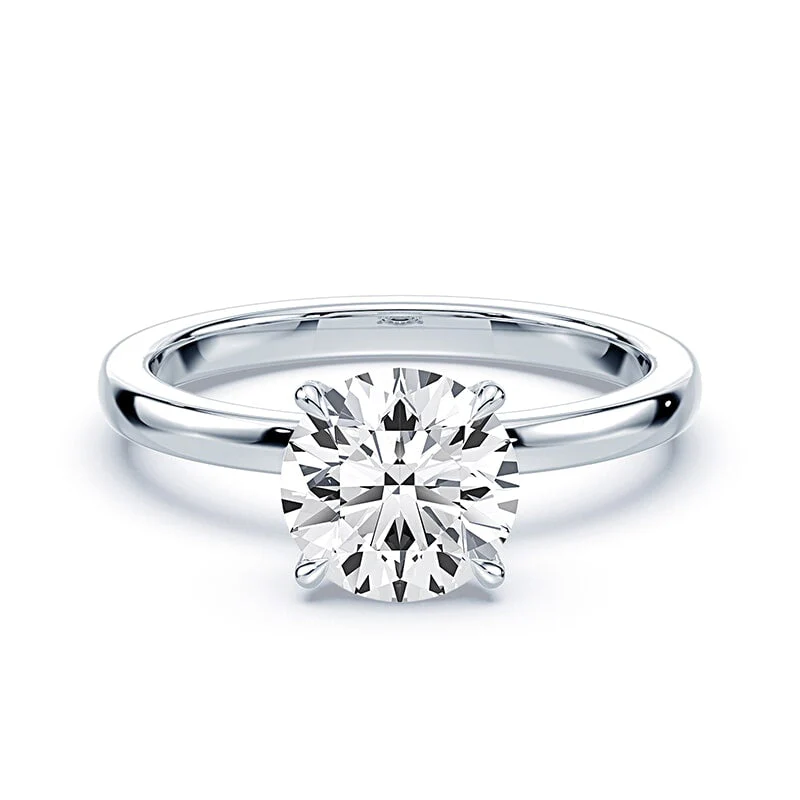 Pave Prongs Round Solitaire