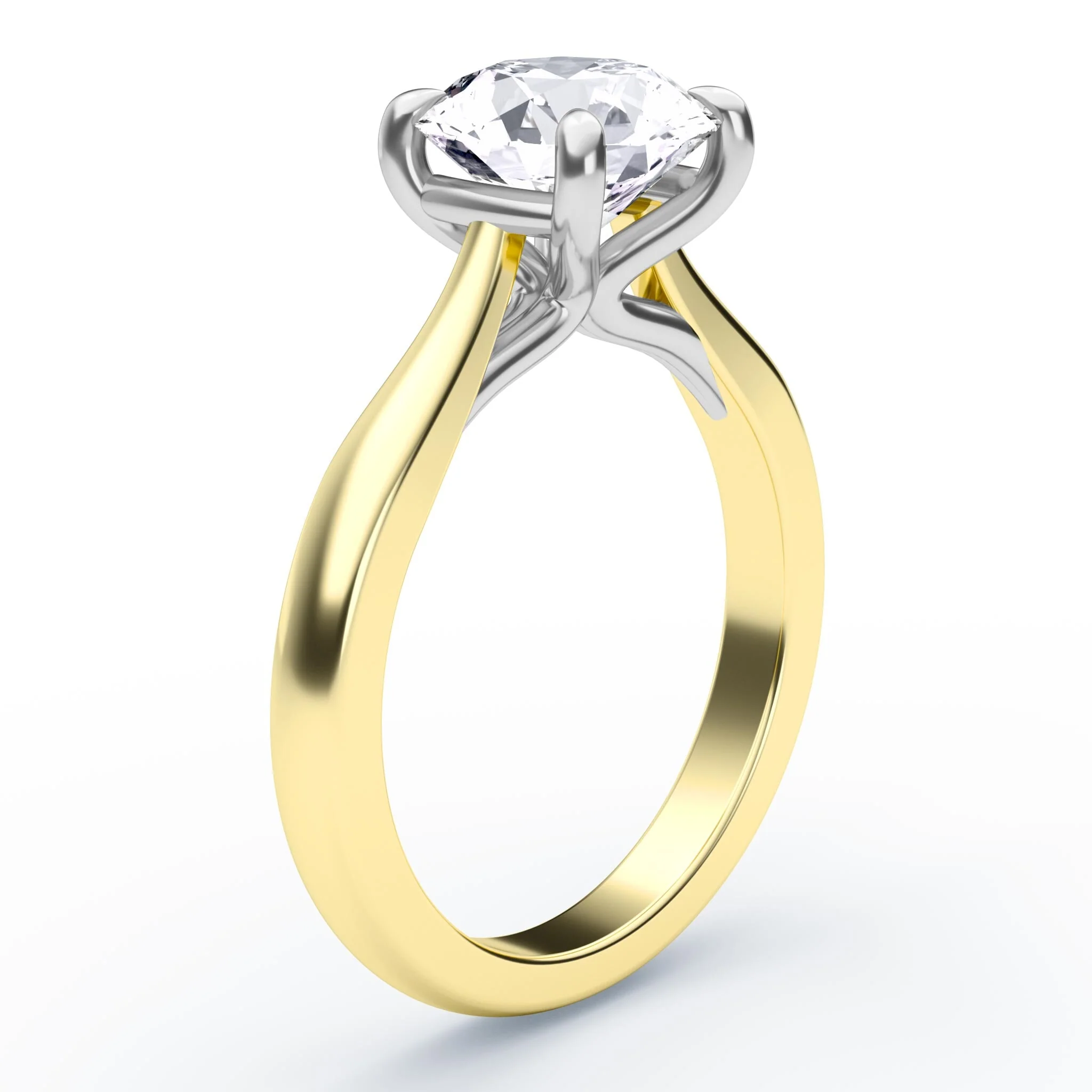 Cathedral Engagement Ring - Image 2