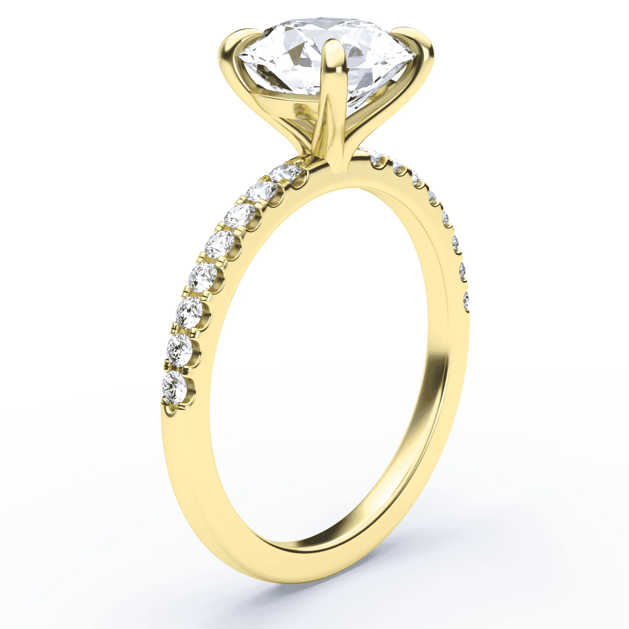 Pave Engagement Ring - Image 2