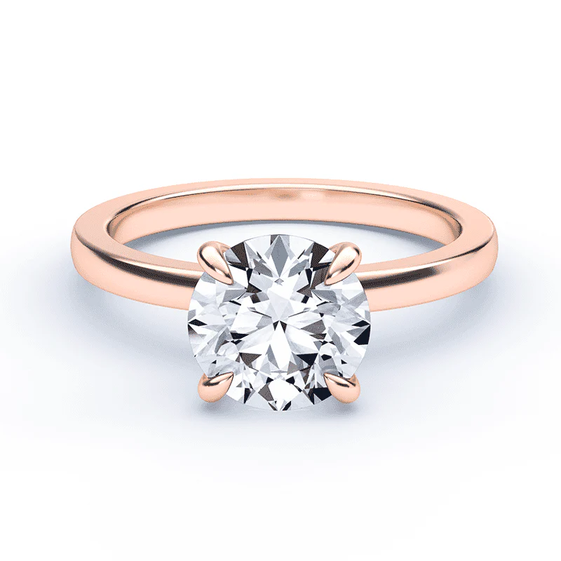 Round Engagement Ring