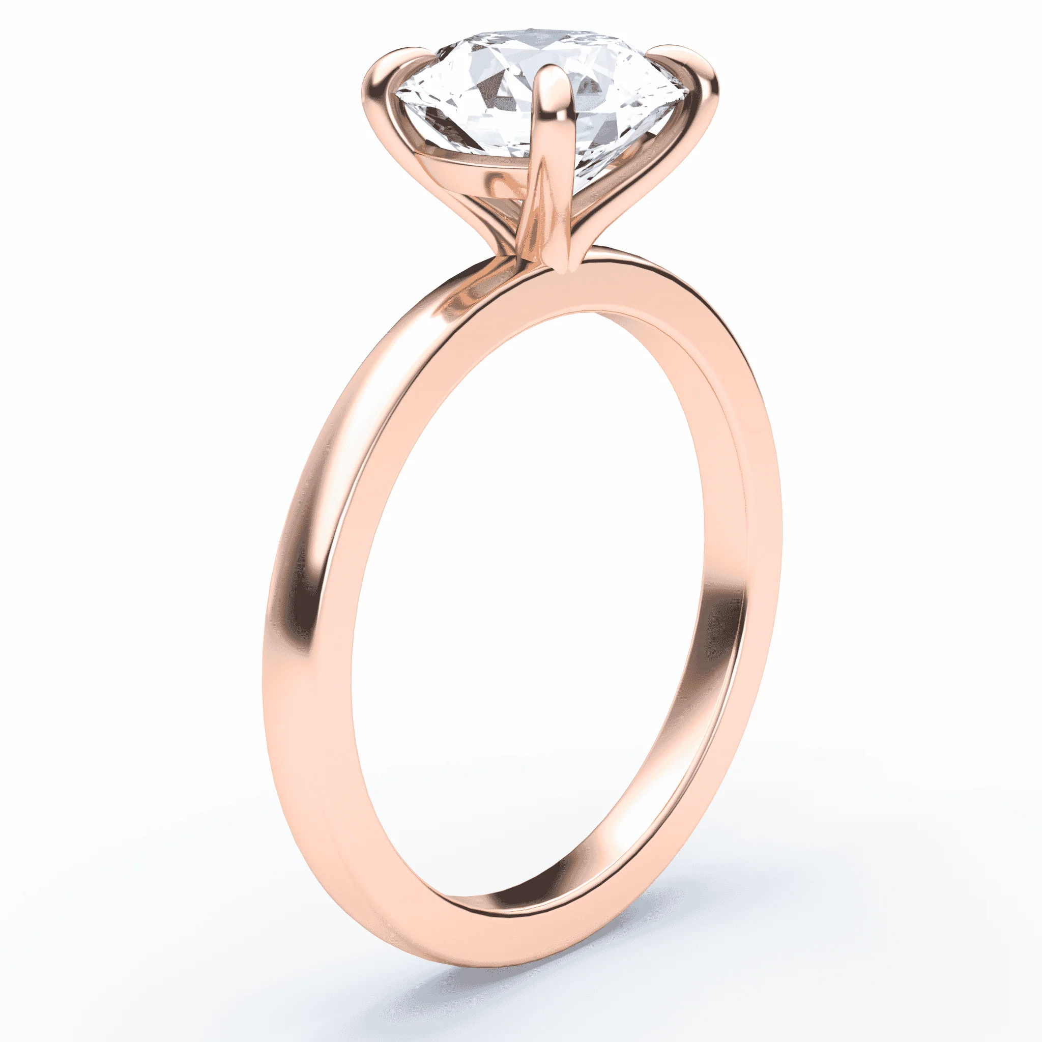 Round Engagement Ring - Image 2