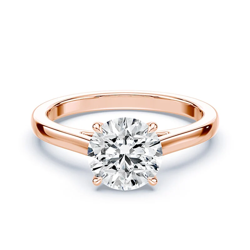 Sleek Cathedral Engagement Ring